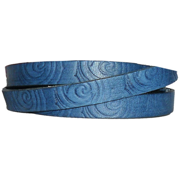 10x2mm-embossed-flat-leather-cord-blue-u