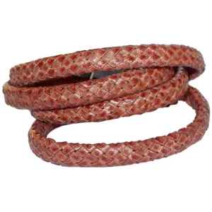 Flat Braided Leather Cords