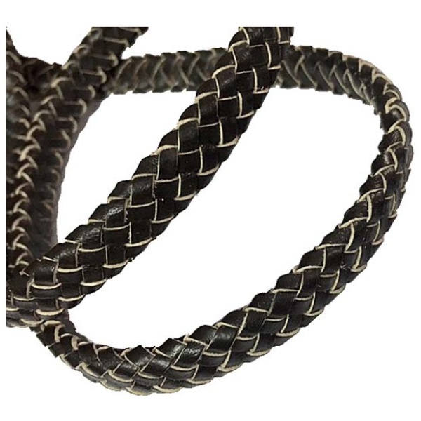 12x4mm braided leather cord-u
