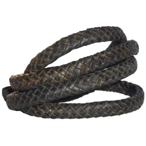 Flat Braided Leather Cords