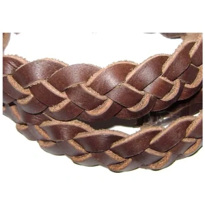 Flat Braided Leather Cords