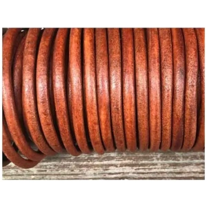 Round Braided Leather Cords