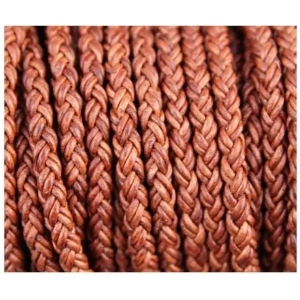 Round Braided Leather Cords