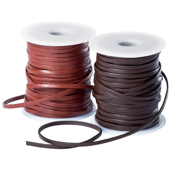 flat leather cords