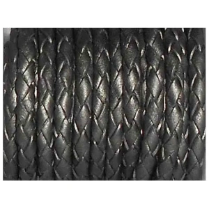 Round Braided Leather Cords