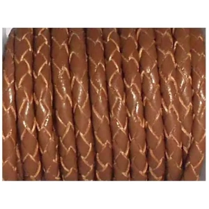 Round Braided Leather Cords