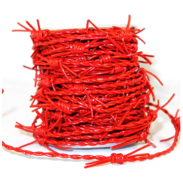 Leather-barbwire-cord-rcr11-red-u
