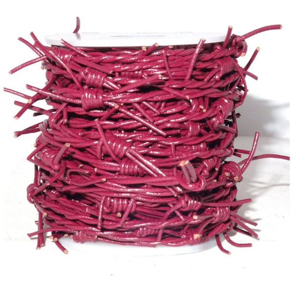 Leather-barbwire-cord-rcr52-cherry-u