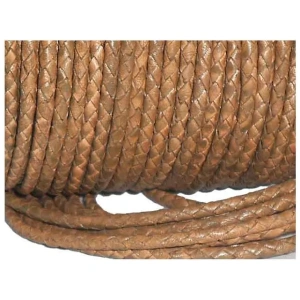 Round Braided Leather Cords