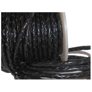Round Braided Leather Cords