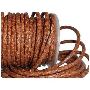 Round Braided Leather Cords