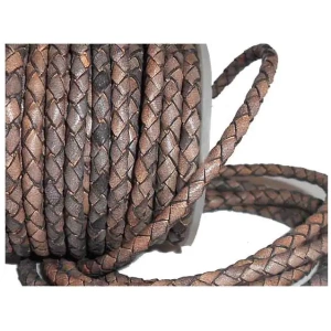 Round Braided Leather Cords