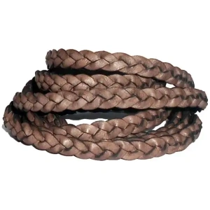 Flat Braided Leather Cords