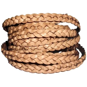 Flat Braided Leather Cords