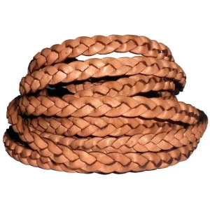 Flat Braided Leather Cords