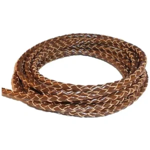 Round Braided Leather Cords