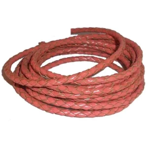 Round Braided Leather Cords