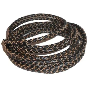 Round Braided Leather Cords