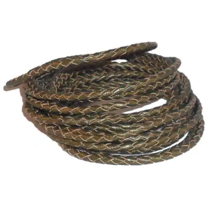 Round Braided Leather Cords