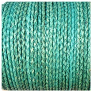 Round Braided Leather Cords