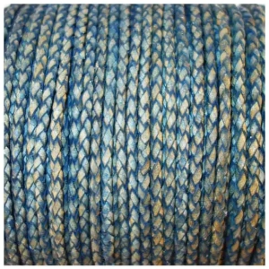 Round Braided Leather Cords