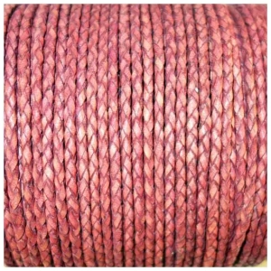 Round Braided Leather Cords