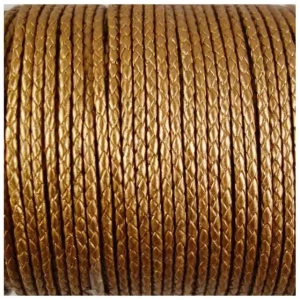 Round Braided Leather Cords