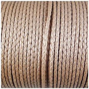 Round Braided Leather Cords