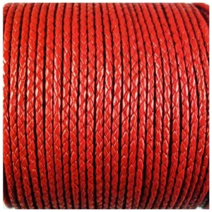 Round Braided Leather Cords
