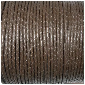 Round Braided Leather Cords