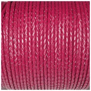 Round Braided Leather Cords