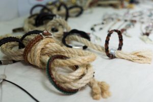 Leather cords and braided rope bracelets for jewelry making