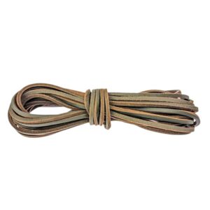 Flat leather cords bundle