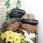 Premium genuine leather belt collection with handcrafted designs