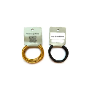 Custom branded leather cord packaging